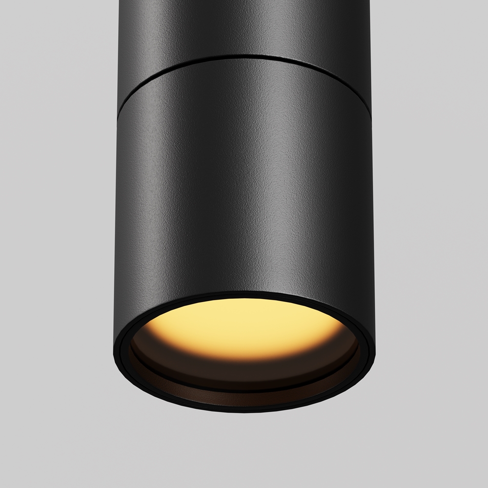 Уличный трековый подвесной светильник Фокус /  Focus Led Elasity IP 3000К 8Вт 38° черный