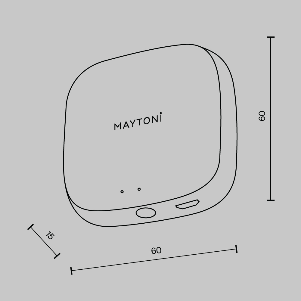 Центр управления умным домом Maytoni Smart ХАБ