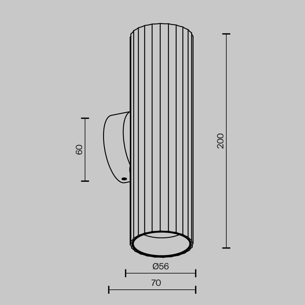 Настенный светильник (бра) Калипсо / Calipso GU10х2