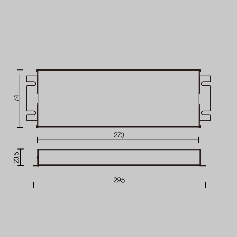 Источник напряжения TRIAC 24В 300Вт IP 67