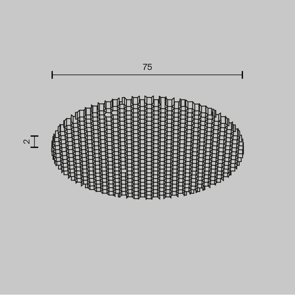 Светофильтр HoneyComb ⌀75мм для Фокус / Focus Led 40Вт