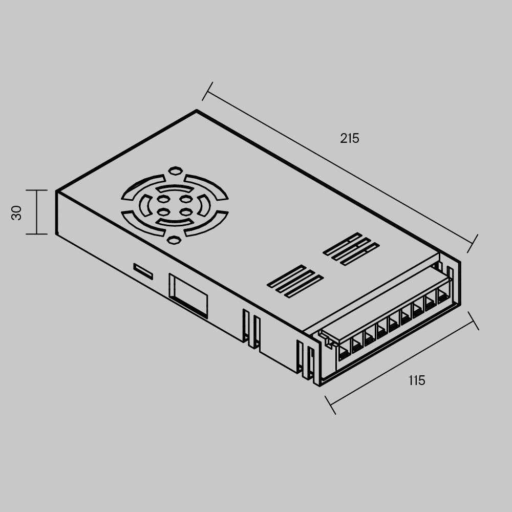 Источник напряжения PSL002 12В 350Вт IP 20 811013