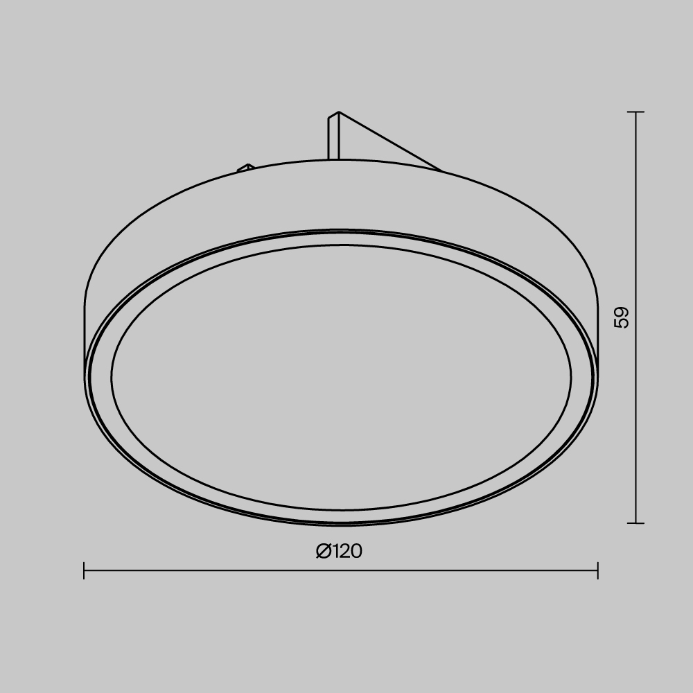 Уличный трековый светильник Зон / Zon IP Elasity IP 3000К 12Вт 110° Черный