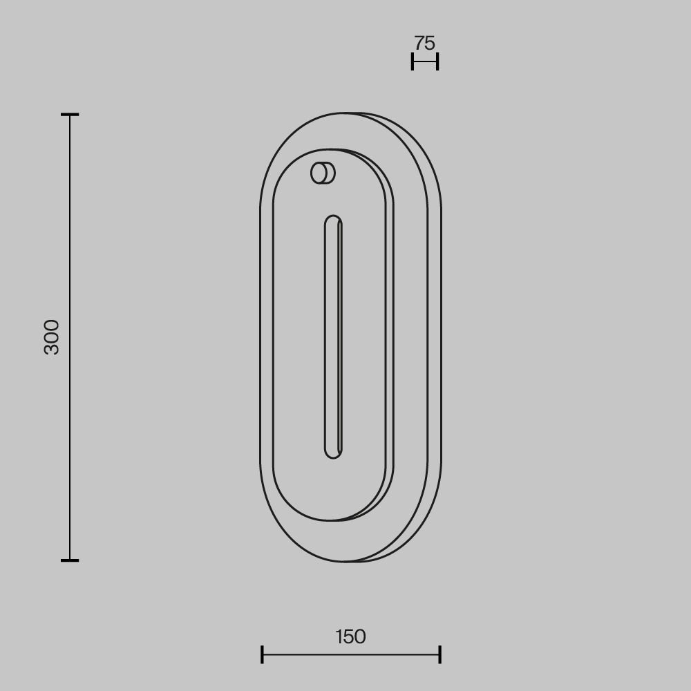 Настенный светильник (бра) Вентана / Ventana 3000К 15Вт