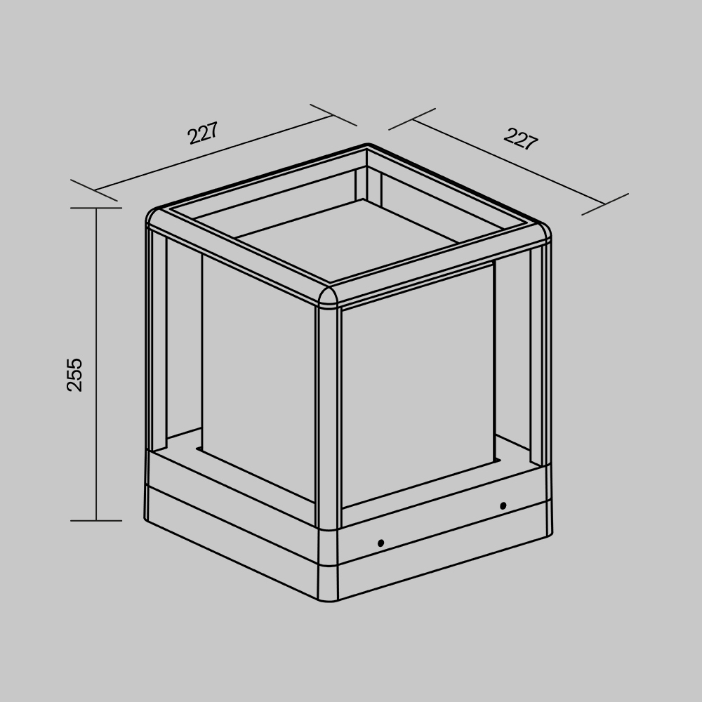 Ландшафтный светильник Трим / Trim E27x1 15Вт IP 65