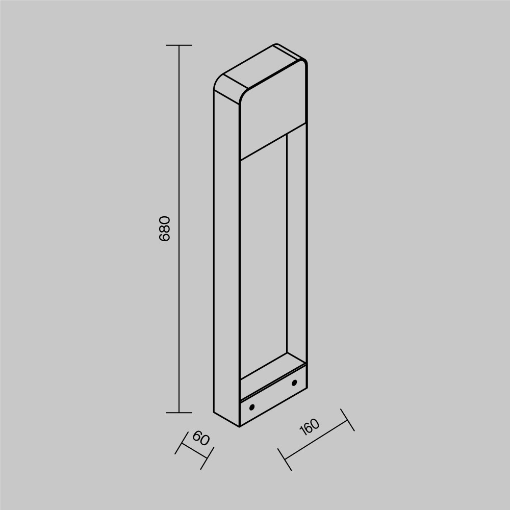 Ландшафтный светильник Портал / Porte 3000К 5Вт IP 54