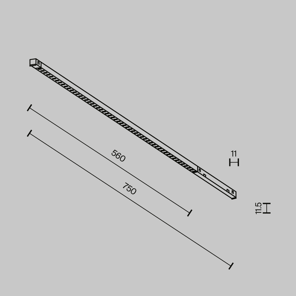 Трековый светильник Точки / Points Exility X 2700-6000K 12Вт 40° Dim Smart Zigbee