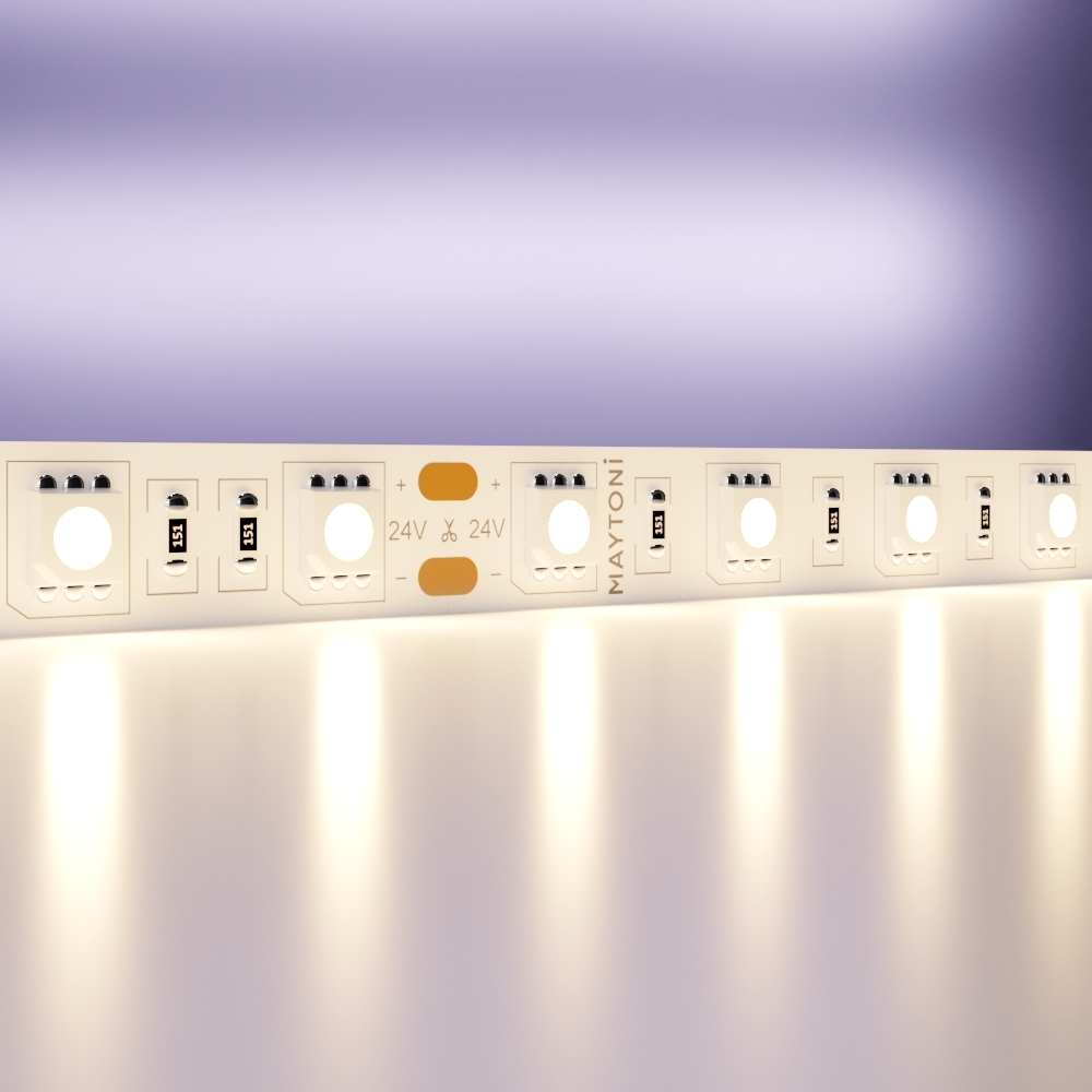 Светодиодная лента 24В 5050 14,4Вт/м 3000K 5м IP20