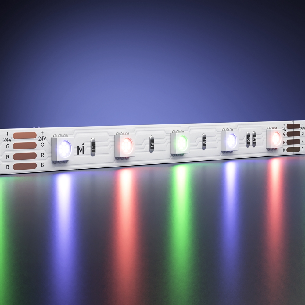 Светодиодная лента Ультра 24В 5050 14,4Вт/м Цветная (RGB) 5м IP 20 201139