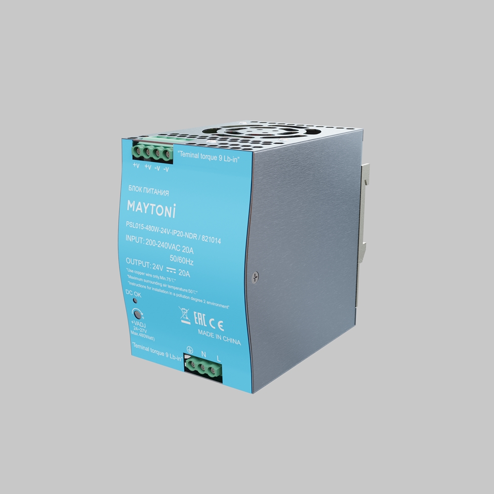 Источник напряжения PSL015 24В 480Вт IP 20 821014