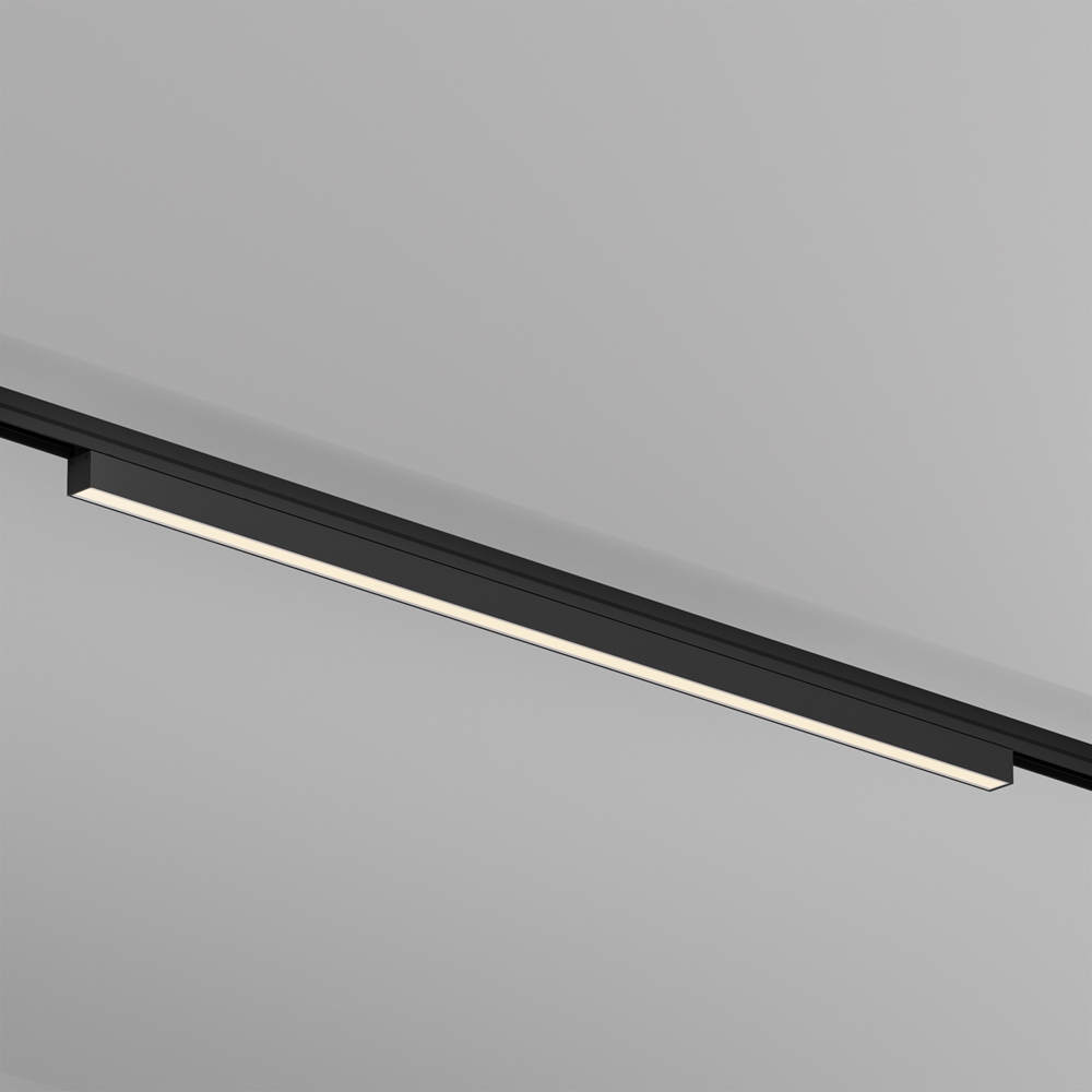 Уличный трековый светильник Базис / Basis Exility IP 3000К 24Вт 120° черный