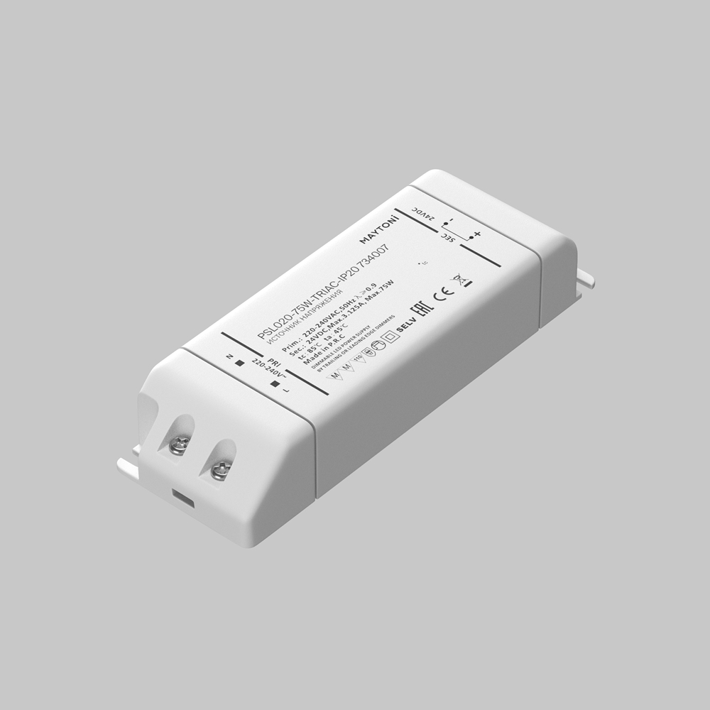 Источник напряжения TRIAC 24В 75Вт IP 20