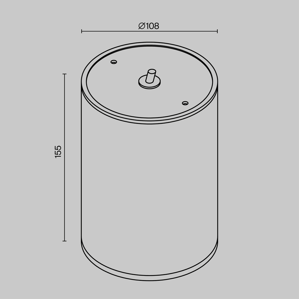 Потолочный светильник Бар / Bar 3000К 12Вт IP 65