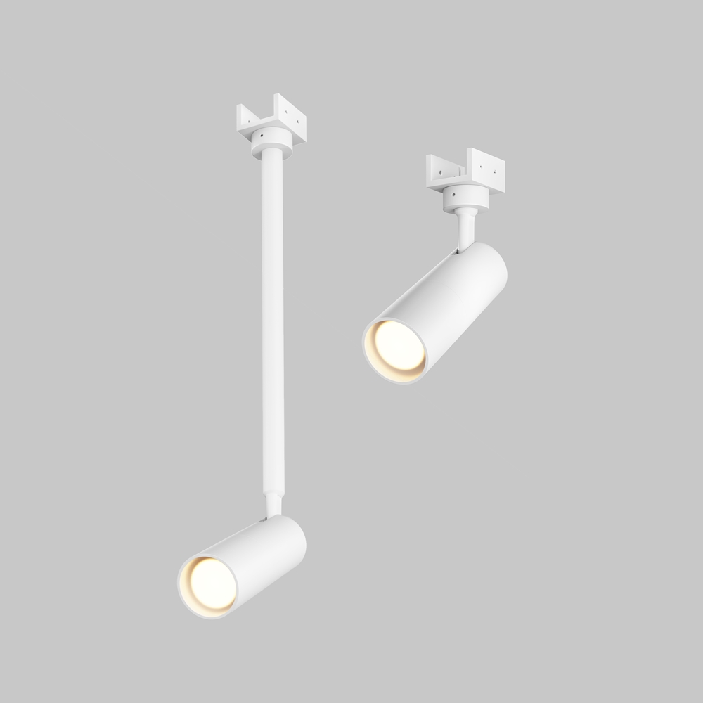 Уличный трековый светильник Фокус /  Focus Led Elasity IP 3000K 8Вт 55° белый