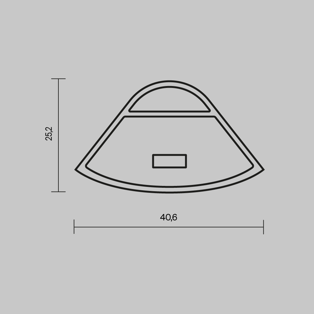 Комплект заглушек (для профиля 30x30) 2 шт., ALM-3030-EC 642073