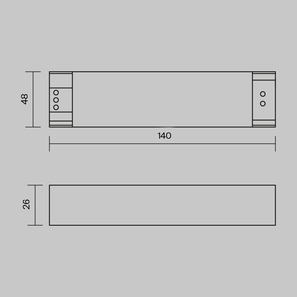 Источник напряжения 48В 100Вт IP20 PSL005