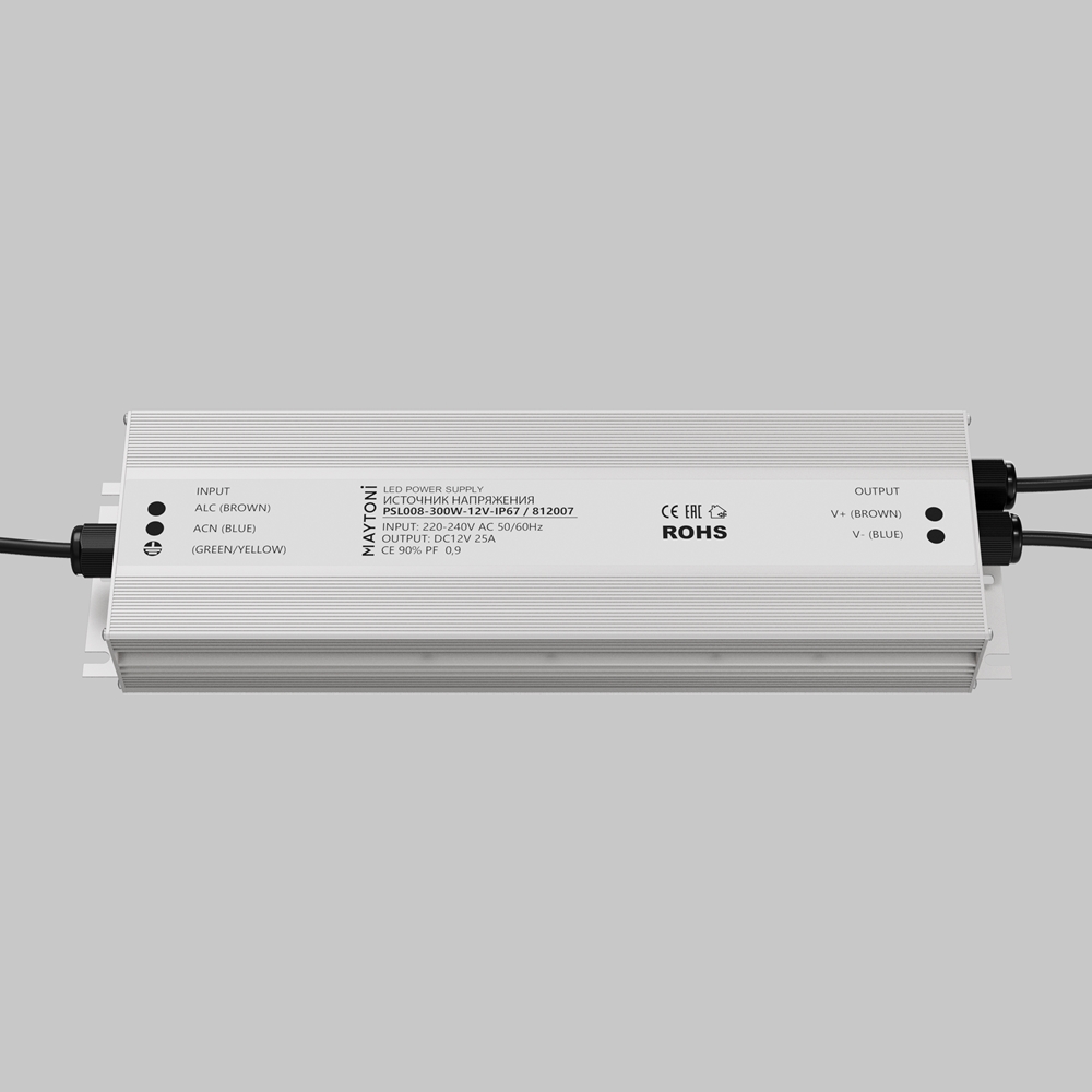 Источник напряжения PSL008 12В 300Вт IP67 812007