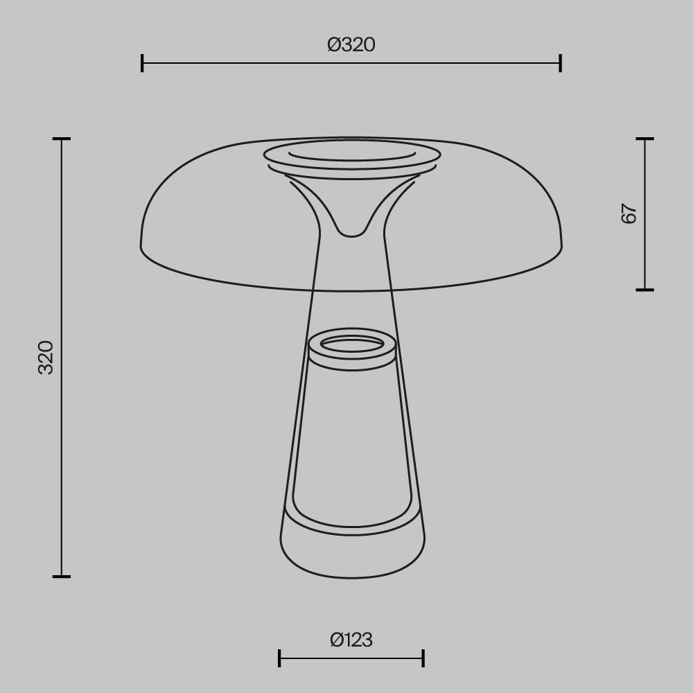 Настольный светильник Артефакт / Artefact 2700-4000К 8Вт