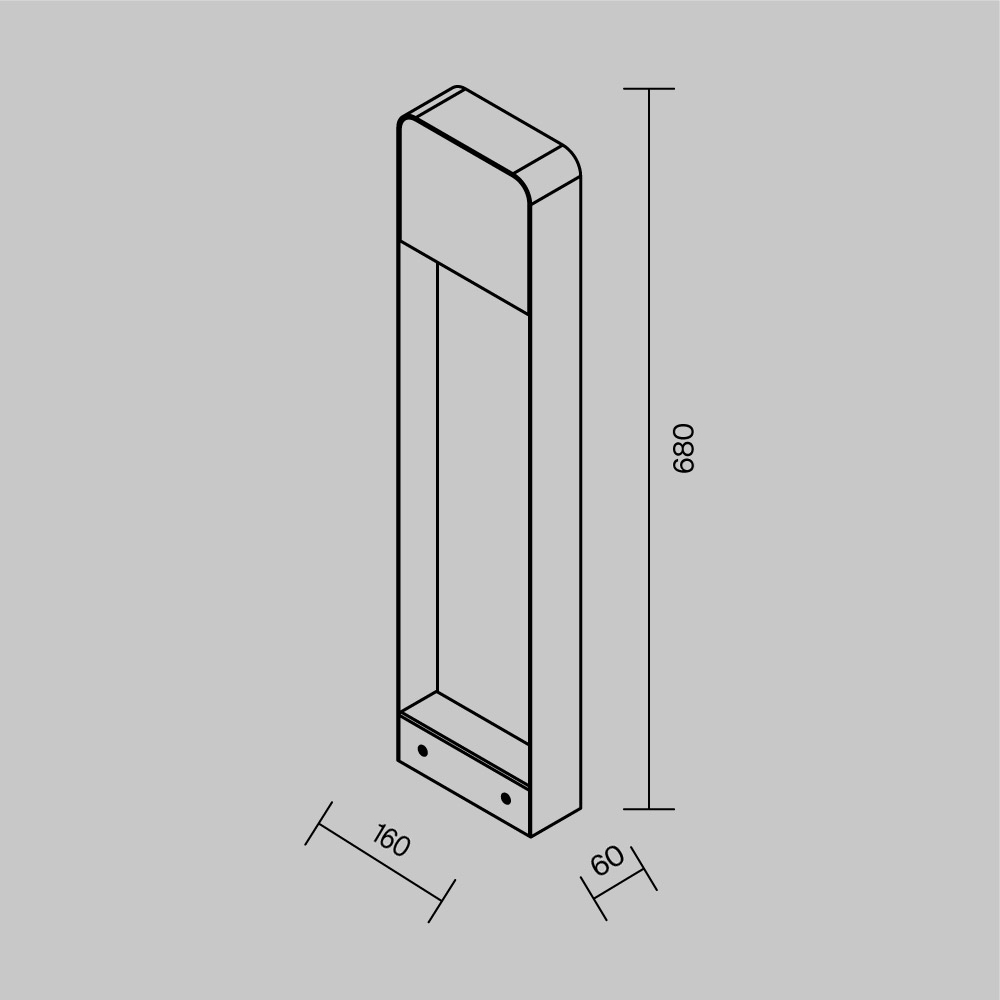 Ландшафтный светильник Портал / Porte 3000К 5Вт IP 54
