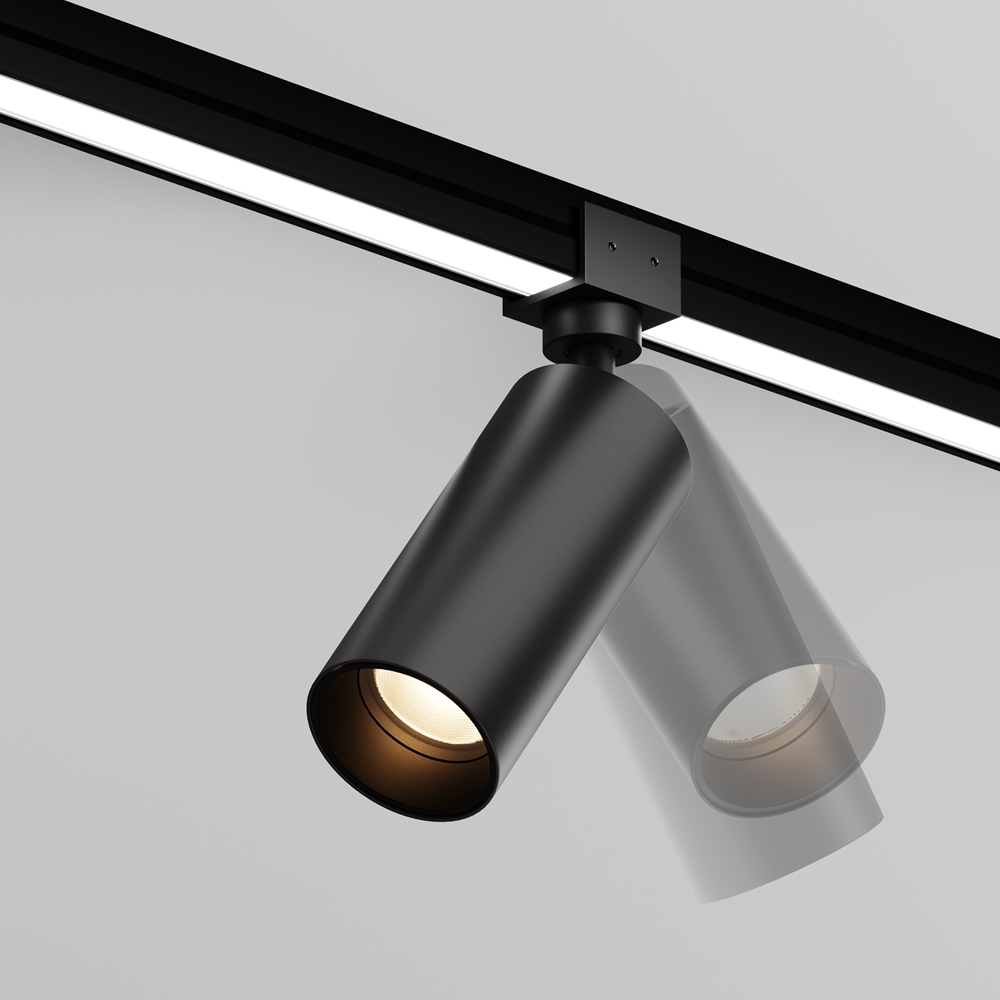 Уличный трековый светильник Фокус /  Focus Led Elasity IP 3000К 16Вт 55° черный