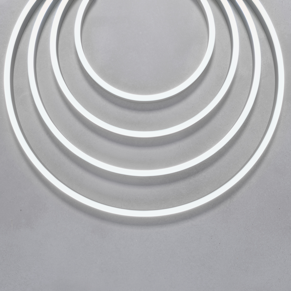 Гибкий неон 1206 24В 9,6Вт/м 6000K IP67 5м