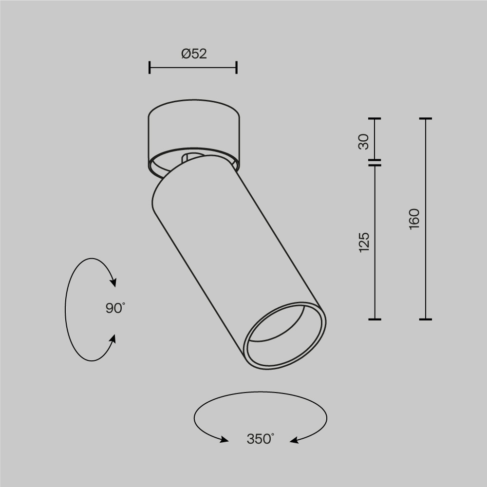 Потолочный светильник Фокус / FOCUS LED 12 Вт 2700 К 9°