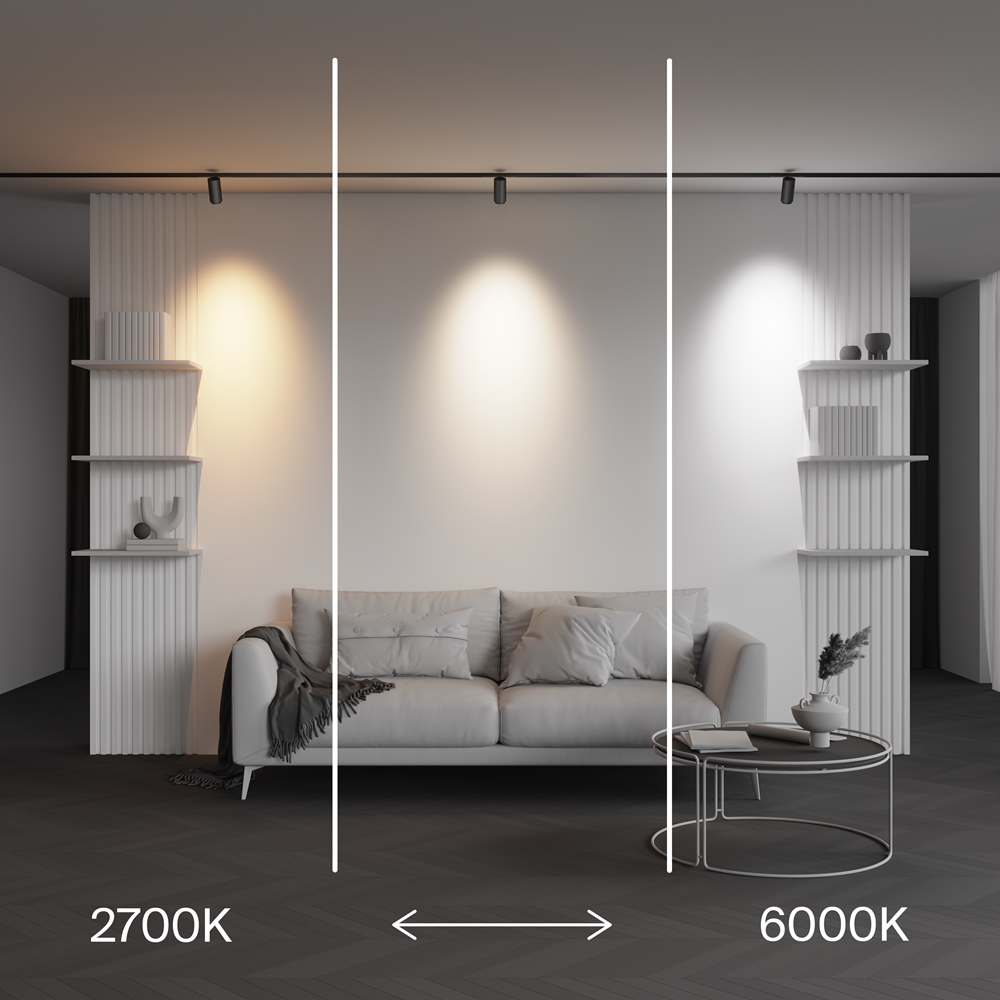 Трековый светильник Фокус / Focus Zoom Exility X 2700-6000K 12Вт 10-45° Dim Smart Zigbee