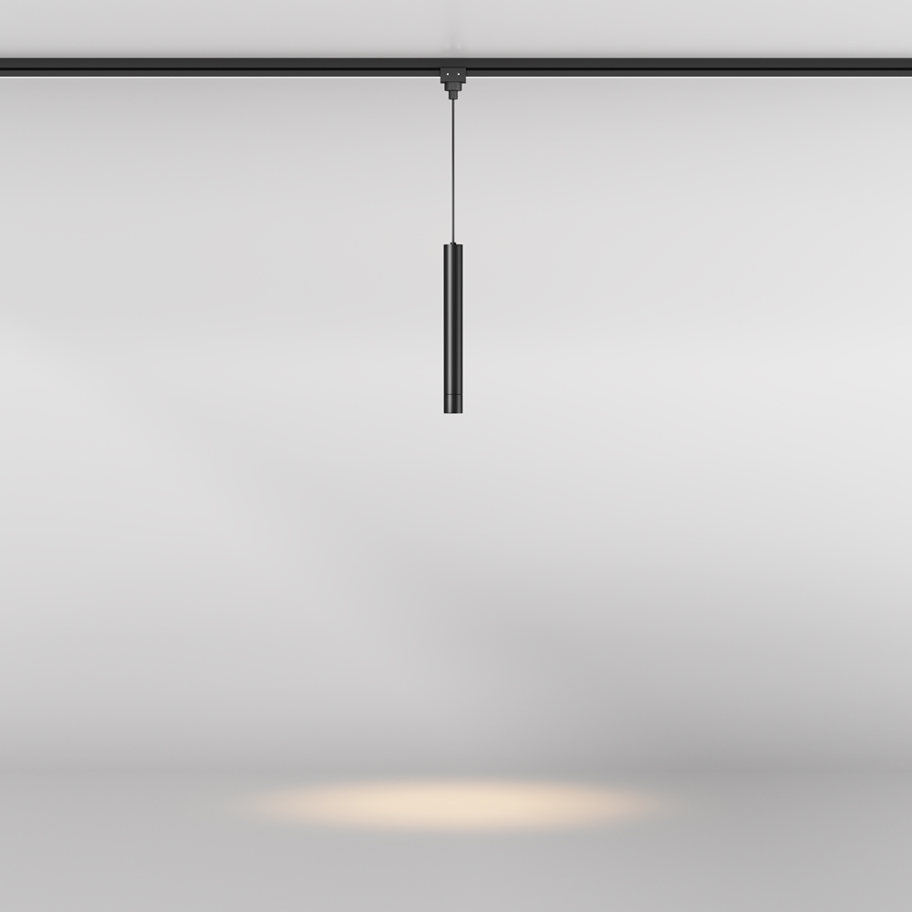 Уличный трековый подвесной светильник Фокус /  Focus Led Elasity IP 3000К 8Вт 38° черный