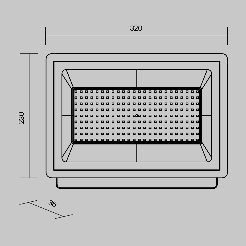 Прожектор Поток / Flood 4000К 150Вт IP 65