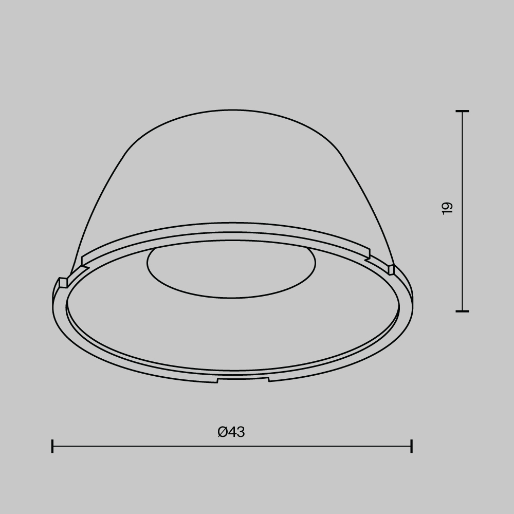Линза для серии  Альфа / Alfa LED 15°