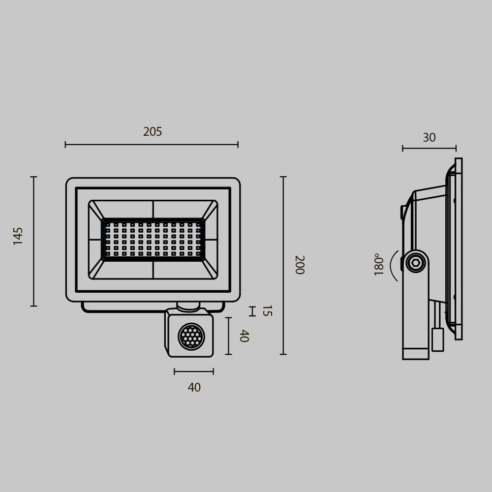 Прожектор Поток / Flood 4000К 50Вт IP 65