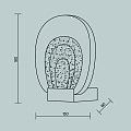 Настенный светильник (бра) Биология / Biology 3000К 3Вт