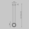 Подвесной светильник Фараон / Pharao 3000К 7Вт