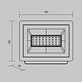 Прожектор Поток / Flood 4000К 30Вт IP 65