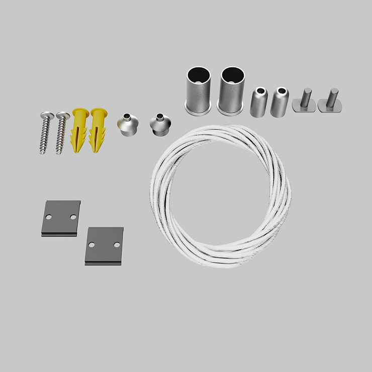 Комплектующие для накладной трековой системы Accessories for tracks Gravity