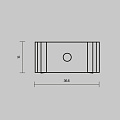 Комплект креплений (для профиля 35x35) 4 шт., ALM-3535A-MT 642032