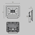 Прожектор Поток / Flood 4000К 10Вт IP 65