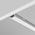 Алюминиевый профиль накладной с вертикальным изгибом 18x6 (Серебро, 2 м), ALM-1806-S-2M 631016