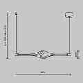 Подвесной светильник Виток / Loop 3000К 23Вт