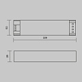 Источник напряжения 48В 200Вт IP20 PSL007