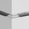 Угловой коннектор внешний S35 встраиваемый белый