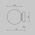 Настенный светильник (бра) Базовая форма / Basic form E14х1