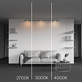 Трековый светильник Луна / Luna Levity 3000К 3Вт 200°