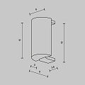 Заглушка торцевая для шинопровода Flarity, 1 шт., черный