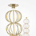 Подвесной светильник Золотая клетка / Golden Cage 3000К 117Вт