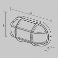 Настенный светильник (бра) Свеча / Candle E27x1 15Вт IP 65