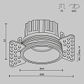 Встраиваемый светильник Раунд / Round 7 Вт 2700 К 50°