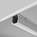 Алюминиевый профиль накладной 20x20 (Серебро, 2 м), ALM-2020-S-2M
