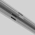 Шинопровод для монтажа Exility в натяжной ПВХ потолок, 3м, черный
