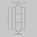 Настенный светильник (бра) Арана / Arana 3000К 6Вт